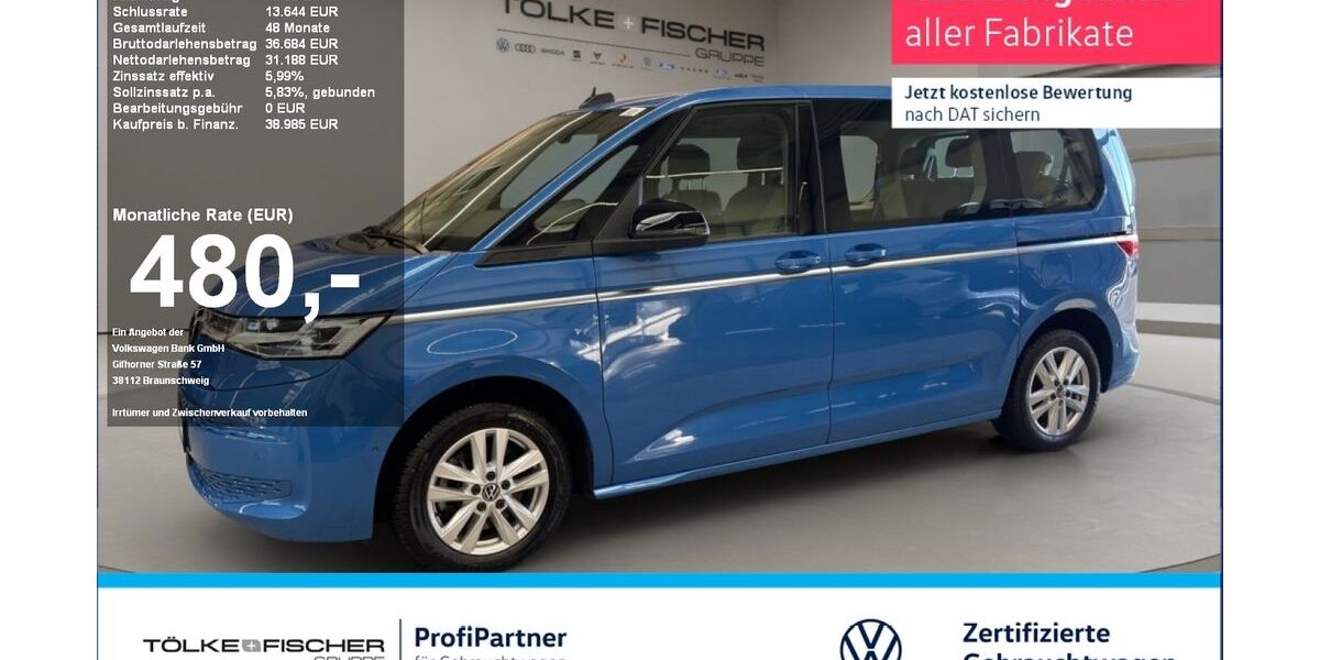 VW T7 Multivan 90.180 km 38.998 &euro; Krefeld 47805