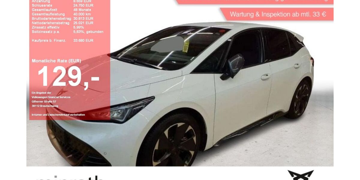 Cupra Born 18.918 km 33.680 &euro; Moers-Hülsdonk 47441