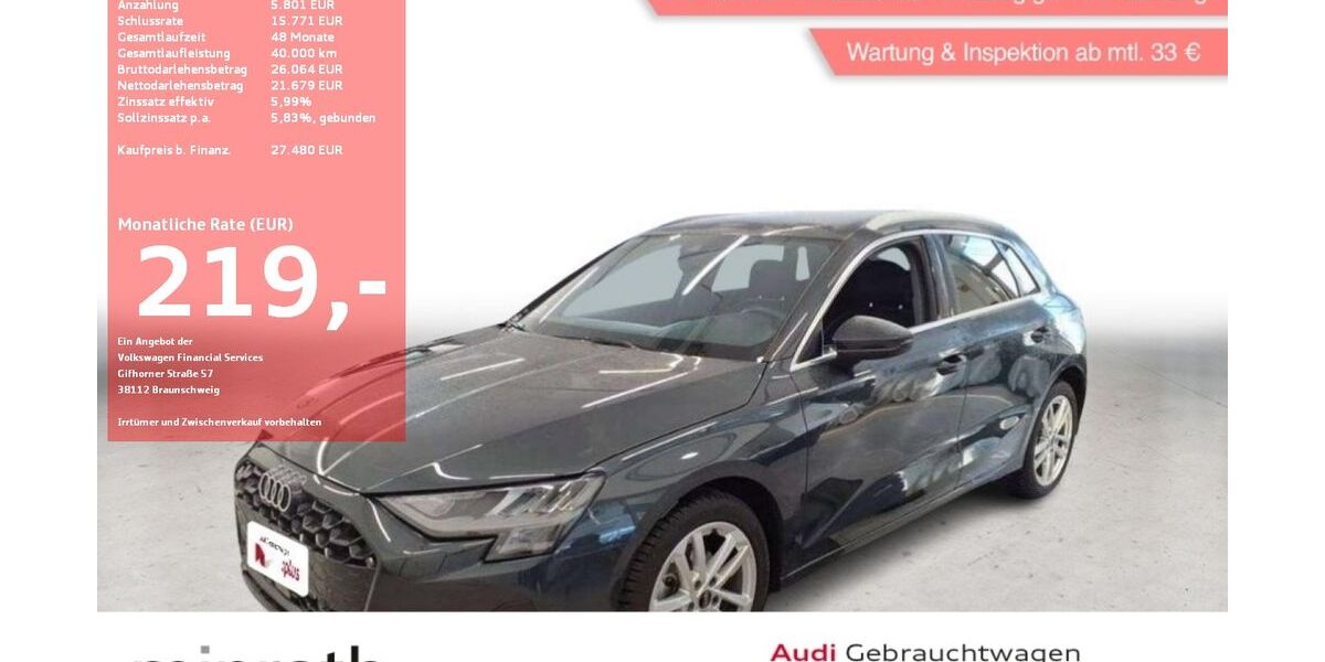 Audi A3 10.077 km 26.980 &euro; Moers-Hülsdonk 47441