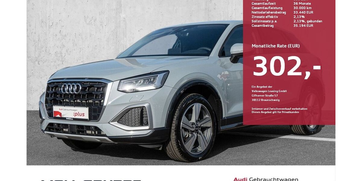 Audi Q2 1.980 km 33.440 &euro; Düsseldorf 40549