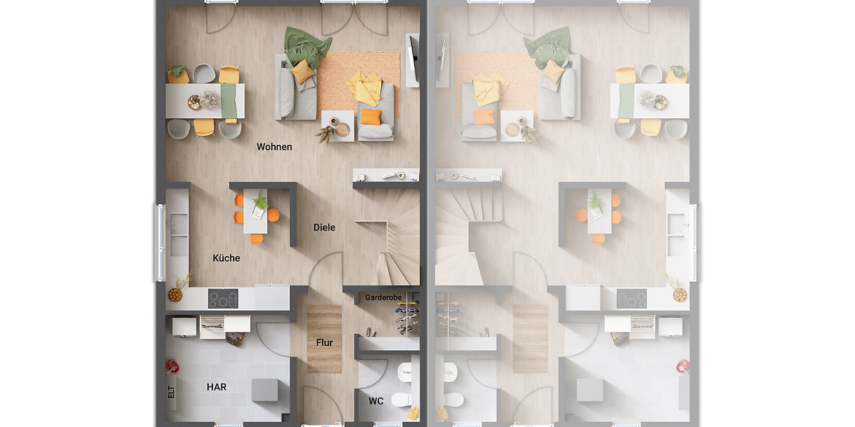 Mehrfamilienhaus, Wohnhaus Grefrath Oedt - 4 Zimmer, 128 m&sup2;, 366.225&euro; | Angebot:25692542