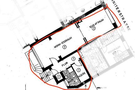 Wohnung Duisburg Duisburg-Mitte - 3 Zimmer, 127 m&sup2;, 205.000&euro; | Angebot:26033201