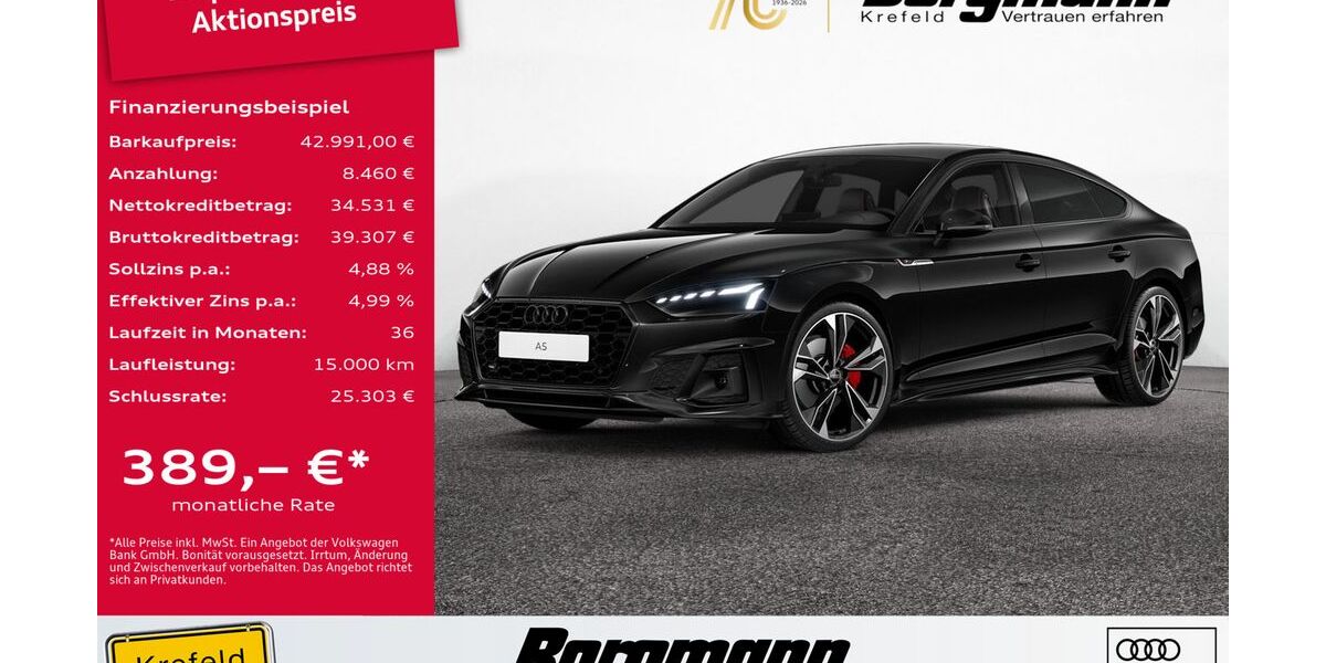 Audi A5 29.906 km 42.991 &euro; Krefeld 47803