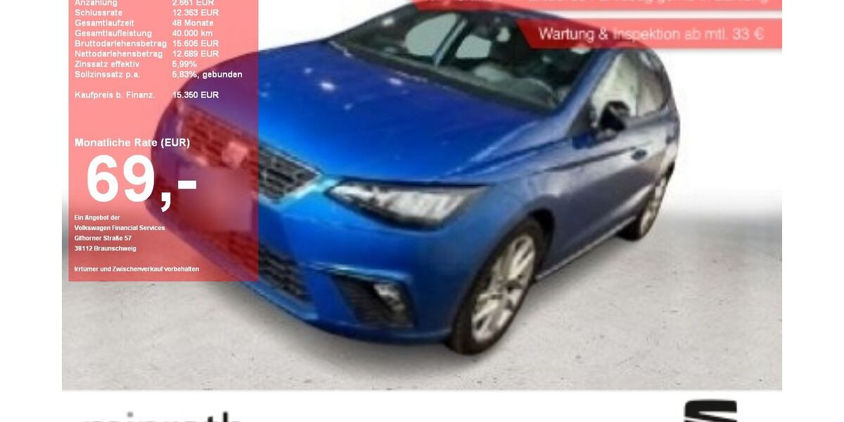 Seat Ibiza 21.811 km 14.850 &euro; Moers-Hülsdonk 47441
