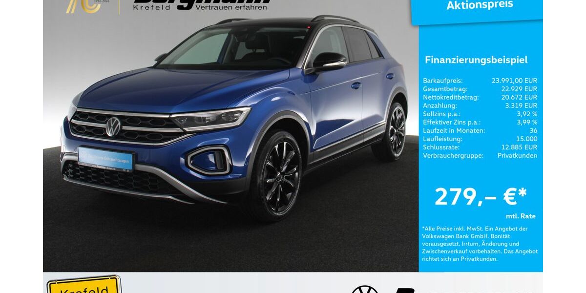 VW T-Roc 25.955 km 23.991 &euro; Krefeld 47803