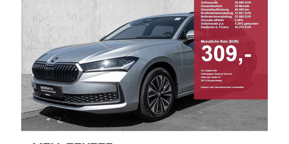 Skoda Superb 27.518 km 34.970 &euro; Düsseldorf 40474