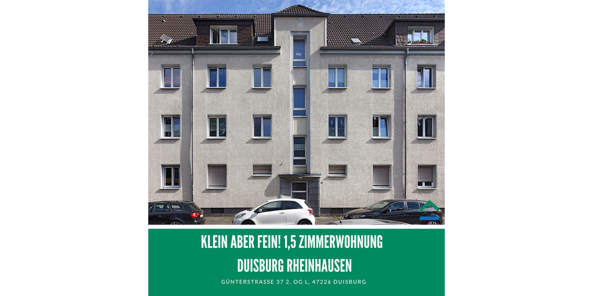 Etagenwohnung Duisburg Rheinhausen - 1 Zimmer, 43 m&sup2;, 273&euro; | Angebot:26503185