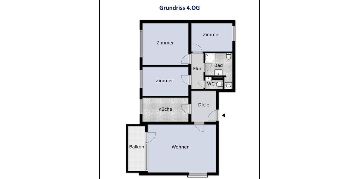 Etagenwohnung Erkrath - 4 Zimmer, 90 m&sup2;, 1.500&euro; | Angebot:25981159