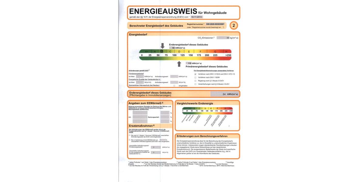 Etagenwohnung Heiligenhaus - 1 Zimmer, 38 m&sup2;, 450&euro; | Angebot:23791681