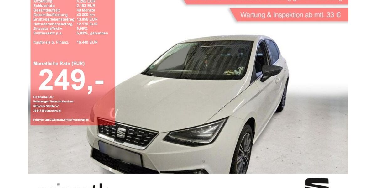 Seat Ibiza 45.562 km 16.190 &euro; Moers-Hülsdonk 47441