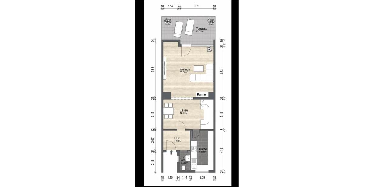 Reihenhaus Ratingen Hösel - 5 Zimmer, 140 m&sup2;, 1.800&euro; | Angebot:25877011