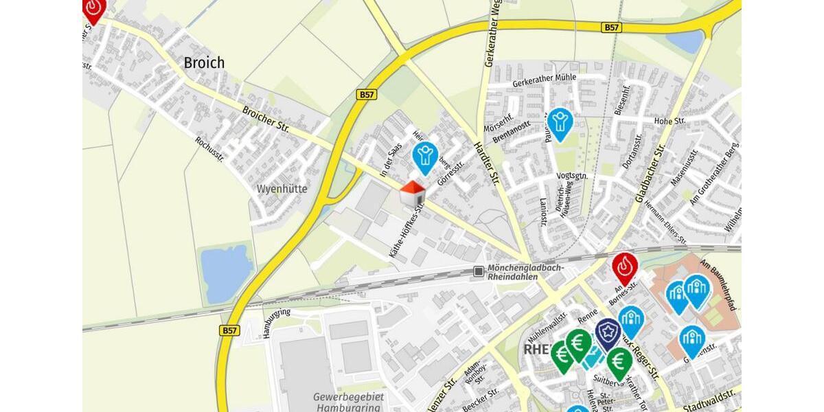 Erdgeschoßwohnung Mönchengladbach West - 3 Zimmer, 129 m&sup2;, 1.878&euro; | Angebot:25853485