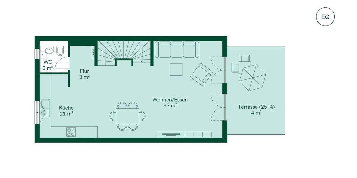 Doppelhaushälfte Wülfrath Innenstadt - 5 Zimmer, 134 m&sup2;, 574.900&euro; | Angebot:25664155