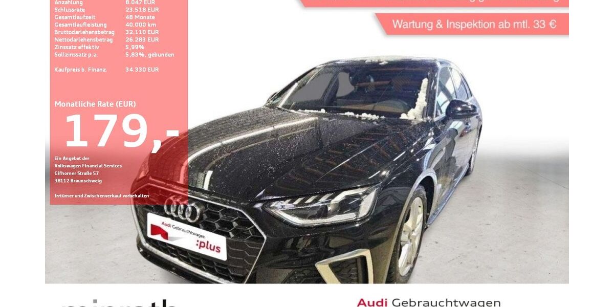 Audi A4 32.663 km 34.320 &euro; Moers-Hülsdonk 47441