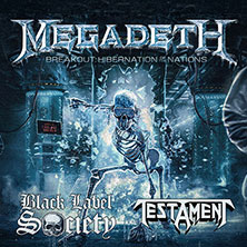 Megadeth - Breakout: Hibernation Of The Nations EU Tour 2027 25.03.2027 Mitsubishi Electric HALLE