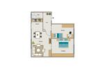 Erdgeschoßwohnung Kamp-Lintfort Lintfort - 3.5 Zimmer, 51 m&sup2;, 468&euro; | Angebot:24656167