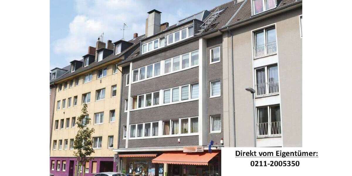 Etagenwohnung Düsseldorf Rath - 3 Zimmer, 76 m&sup2;, 215.000&euro; | Angebot:20248751
