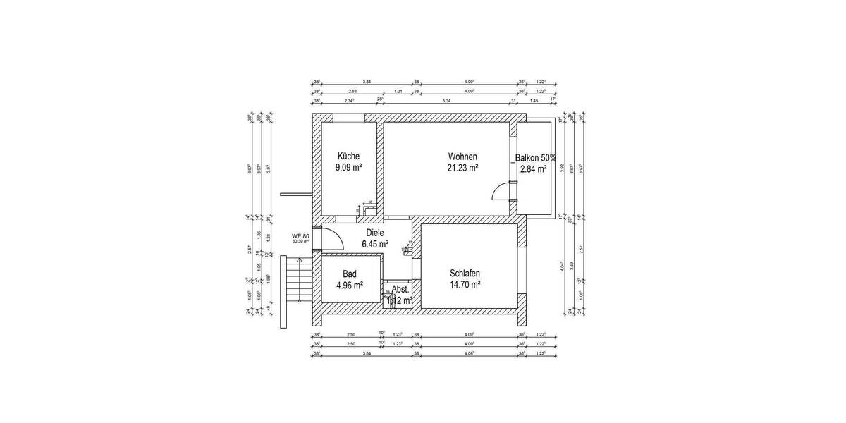 Etagenwohnung Duisburg Aldenrade - 2 Zimmer, 244 m&sup2;, 480.000&euro; | Angebot:25712996