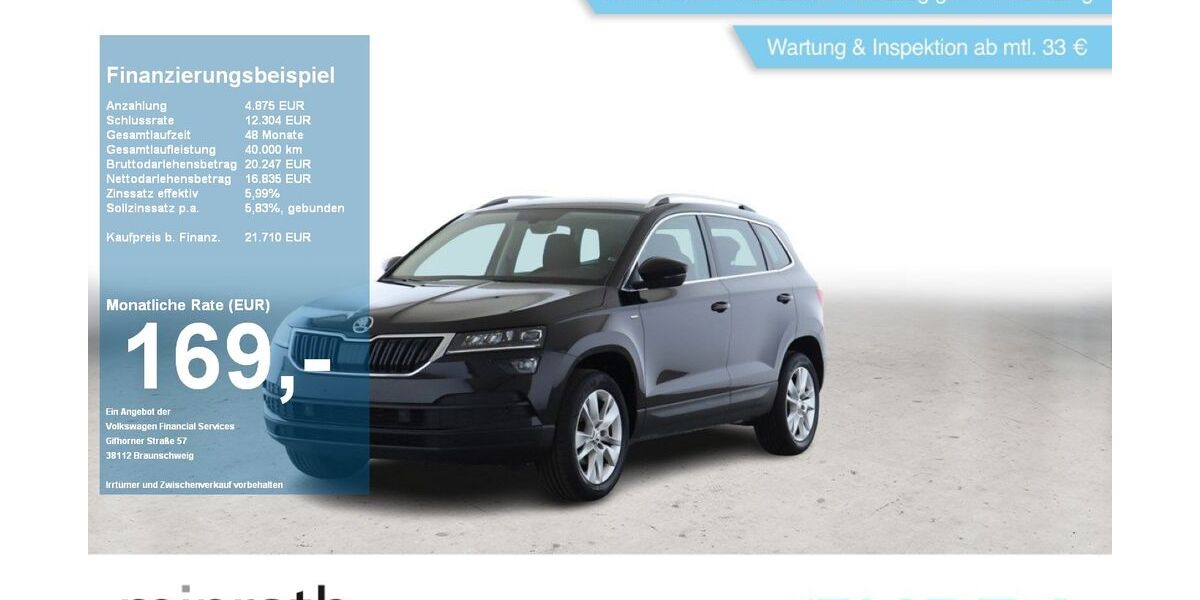 Skoda Karoq 97.204 km 20.460 &euro; Moers 47441