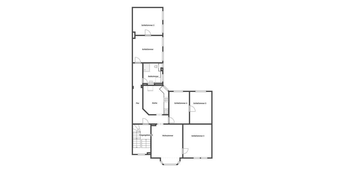 Etagenwohnung Krefeld Dießem/Lehmheide - 6 Zimmer, 127 m&sup2;, 145.000&euro; | Angebot:26686668