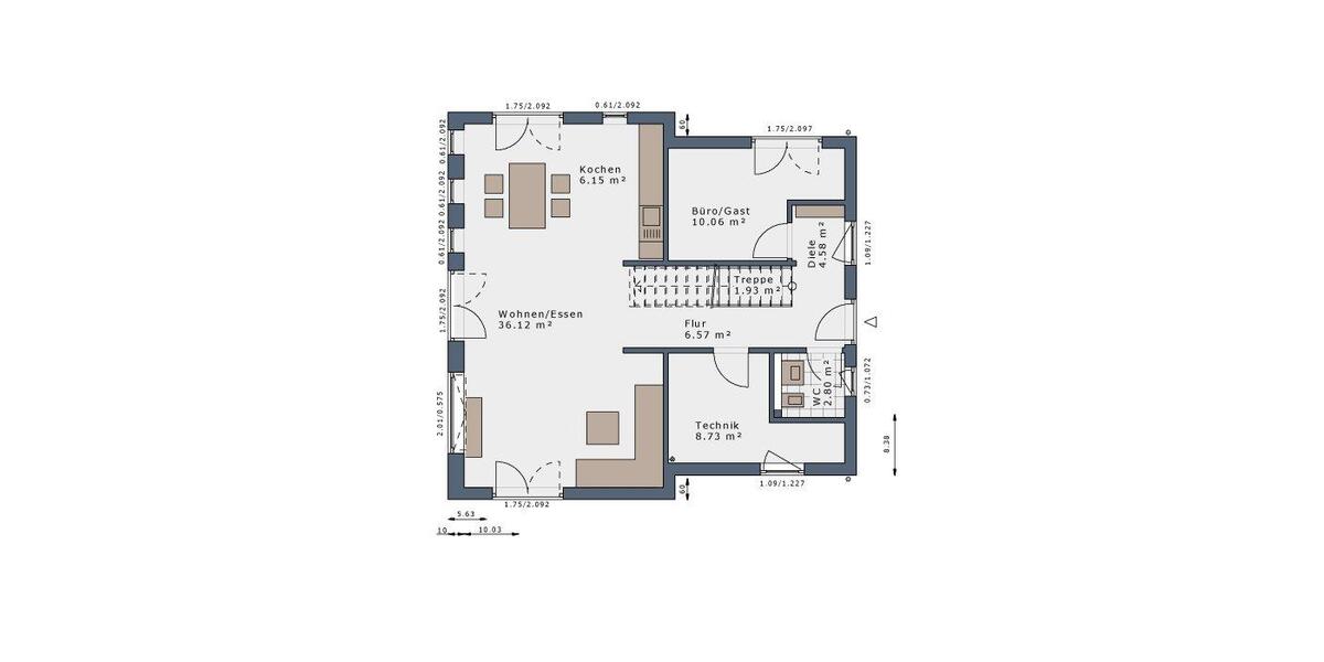 Einfamilienhaus Leichlingen (Rheinland) - 5 Zimmer, 140 m&sup2;, 2.200&euro; | Angebot:26664377