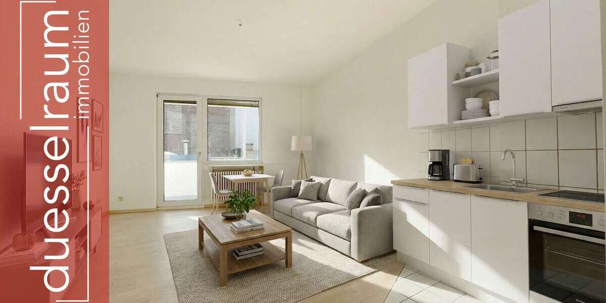 Etagenwohnung Düsseldorf Pempelfort - 2 Zimmer, 43 m&sup2;, 175.000&euro; | Angebot:25923427