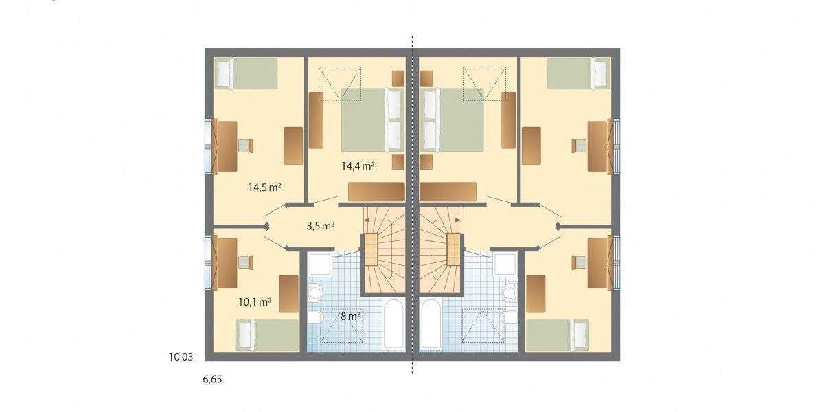 Doppelhaushälfte Düsseldorf Unterrath - 4 Zimmer, 121 m&sup2;, 796.300&euro; | Angebot:25675516