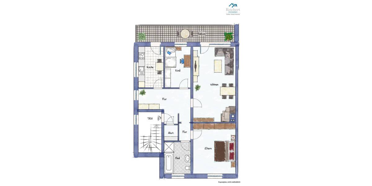 Etagenwohnung Mönchengladbach Lürrip - 3 Zimmer, 101 m&sup2;, 750&euro; | Angebot:26696905