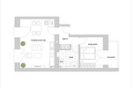 Etagenwohnung Düsseldorf Oberbilk - 2 Zimmer, 55 m&sup2;, 1.200&euro; | Angebot:26408006