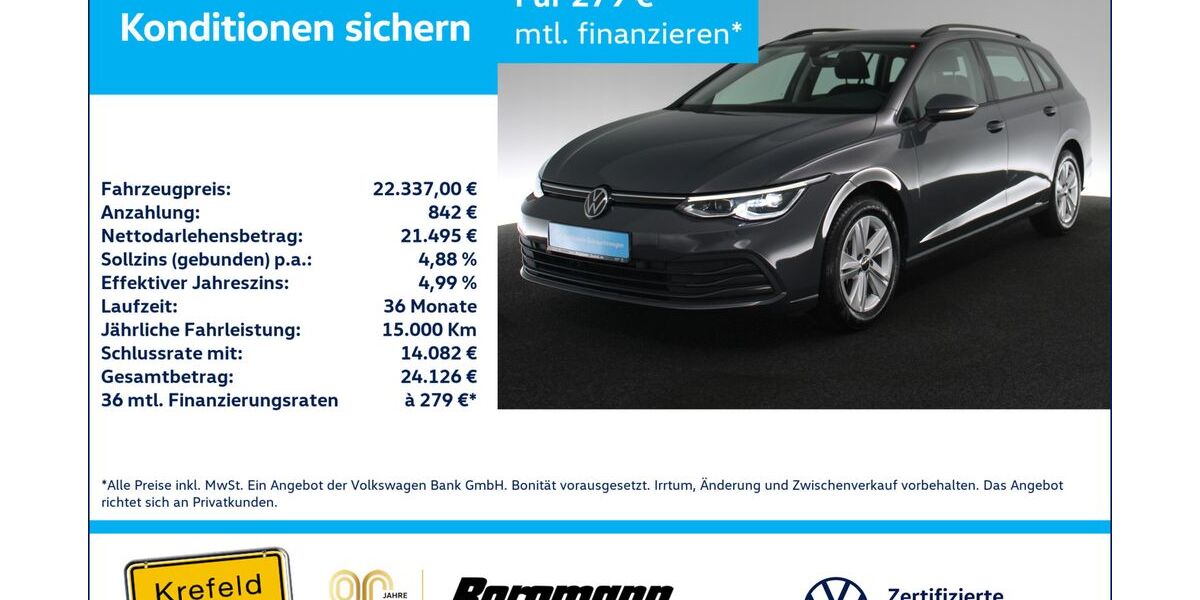 VW Golf 65.370 km 22.337 &euro; Krefeld 47803