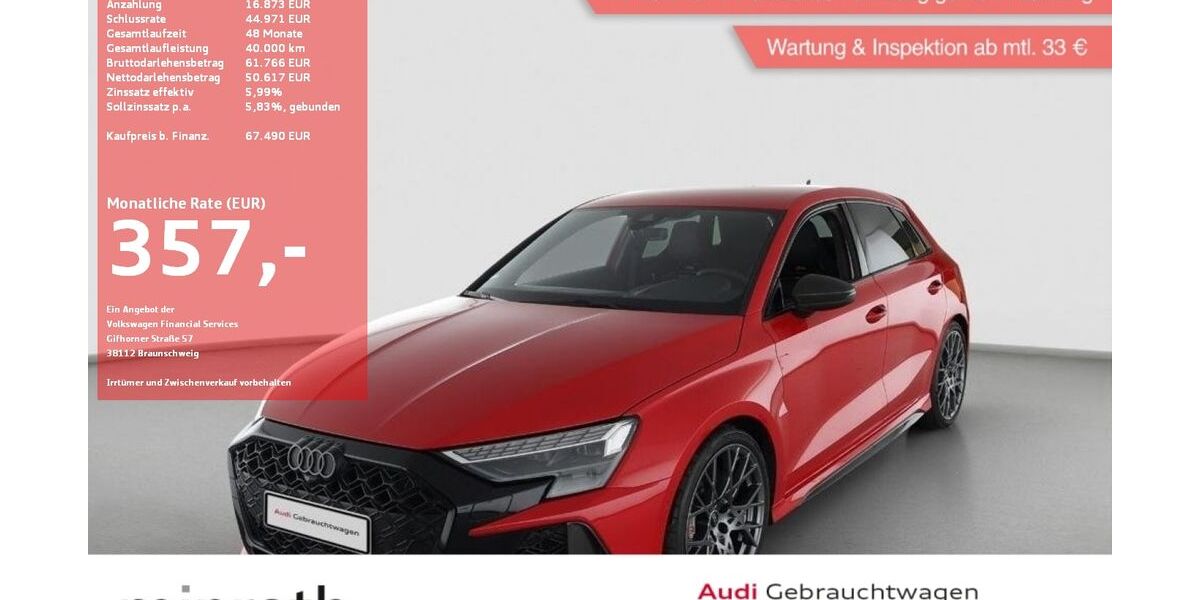 Audi RS3 5.626 km 67.490 &euro; Moers-Hülsdonk 47441