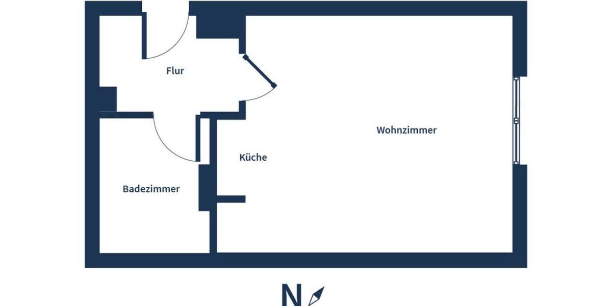 Etagenwohnung Ratingen Lintorf - 1 Zimmer, 175.000&euro; | Angebot:22929297
