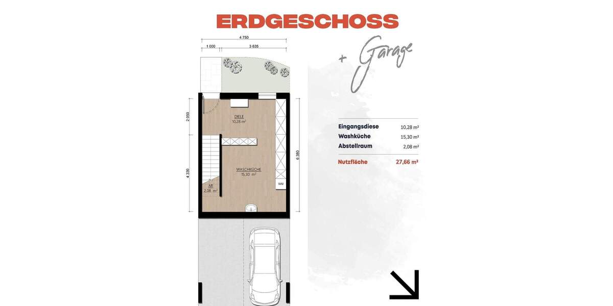 Reihenmittelhaus Neuss Furth-Süd - 5 Zimmer, 159 m&sup2;, 669.000&euro; | Angebot:25862487