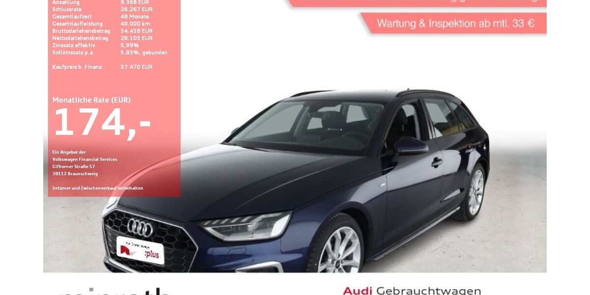 Audi A4 15.027 km 37.470 &euro; Moers-Hülsdonk 47441