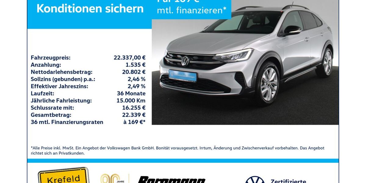 VW Taigo 25.377 km 22.337 &euro; Krefeld 47803