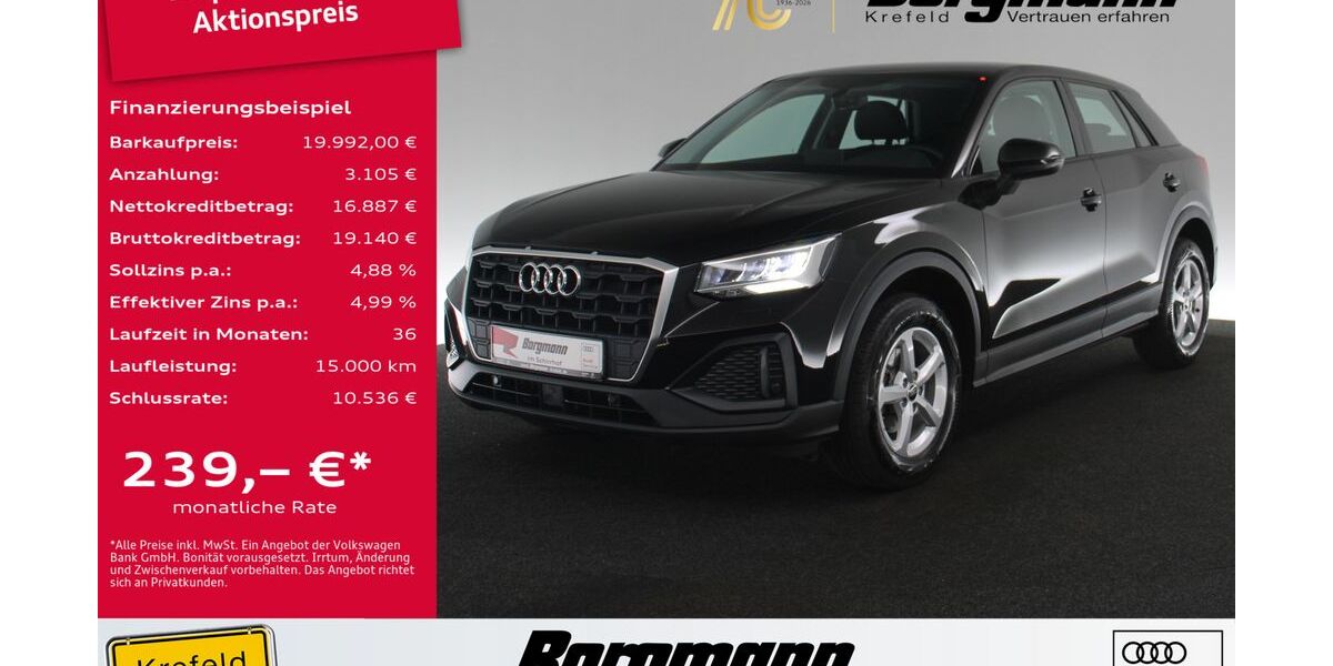 Audi Q2 54.584 km 19.992 &euro; Krefeld 47803