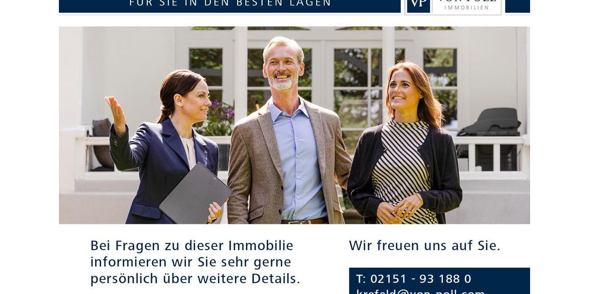Erdgeschoßwohnung Krefeld Fischeln - 2 Zimmer, 51 m&sup2;, 772&euro; | Angebot:26600831