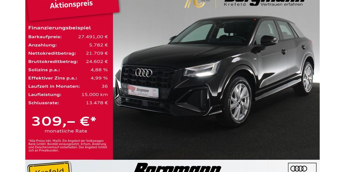 Audi Q2 33.576 km 27.491 &euro; Krefeld 47803