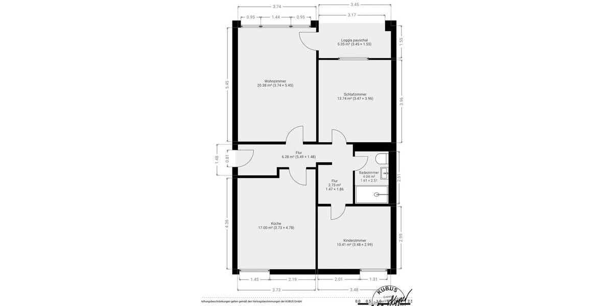 Etagenwohnung Kempen - 3 Zimmer, 77 m&sup2;, 229.900&euro; | Angebot:26681404