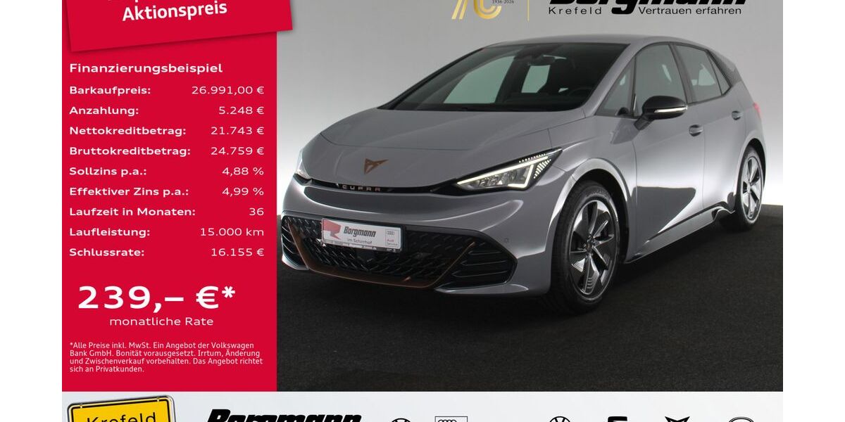 Cupra Born 21.677 km 26.991 &euro; Krefeld 47803