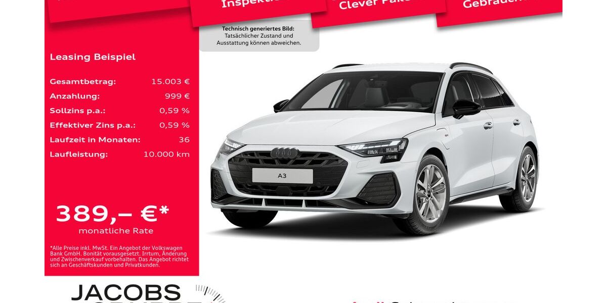 Audi A3 7.391 km 41.980 &euro; Mönchengladbach 41066