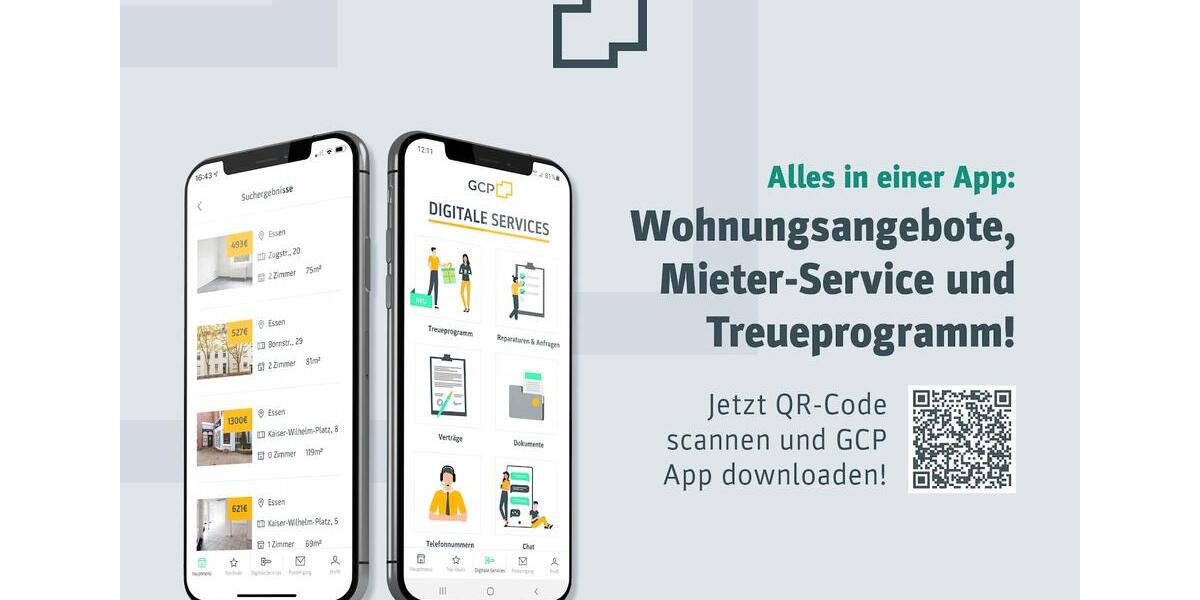 Etagenwohnung Duisburg Hamborn - 4 Zimmer, 82 m&sup2;, 558&euro; | Angebot:26008877