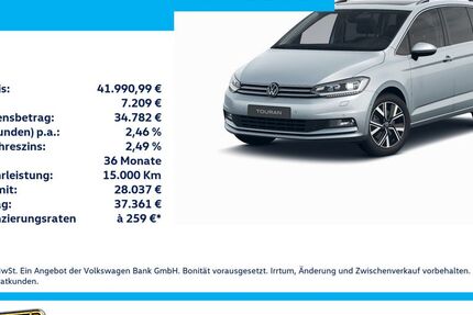 VW Touran 11.631 km 41.662 &euro; Krefeld 47803