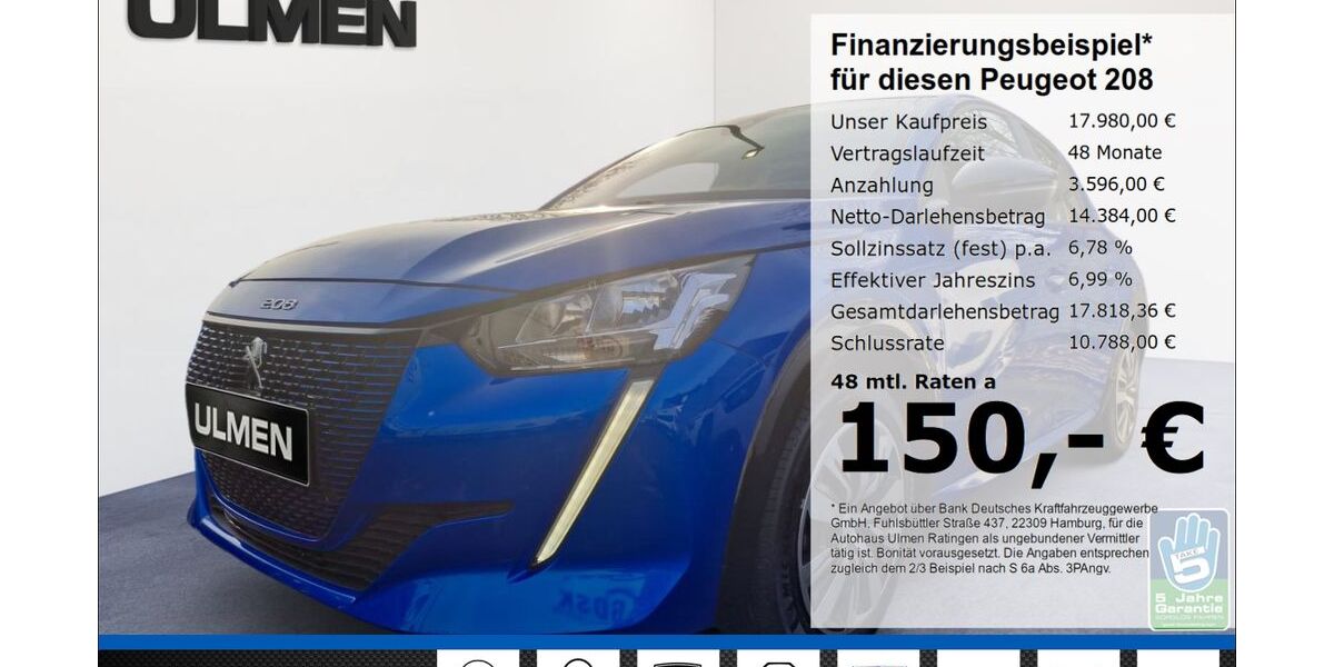 Peugeot 208 11.640 km 17.950 &euro; Ratingen 40880