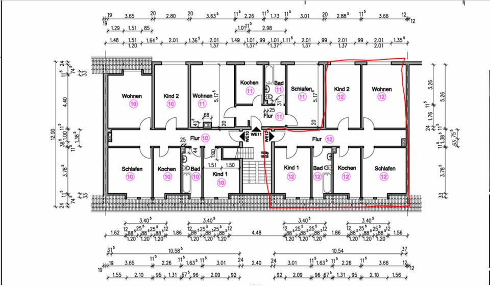 Dachgeschoßwohnung Mönchengladbach Süd - 4 Zimmer, 89 m&sup2;, 149.000&euro; | Angebot:25367704