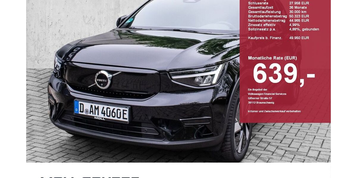 Volvo EX40 2.500 km 49.950 &euro; Düsseldorf 40549