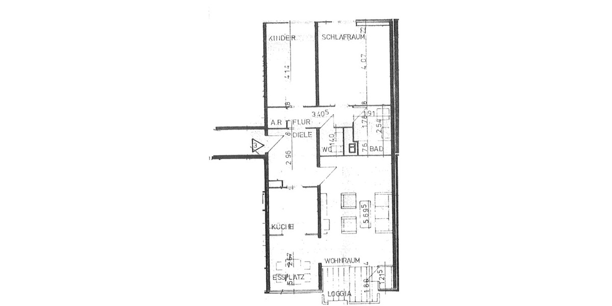 Etagenwohnung Duisburg Hamborn - 3 Zimmer, 80 m&sup2;, 585&euro; | Angebot:25262684