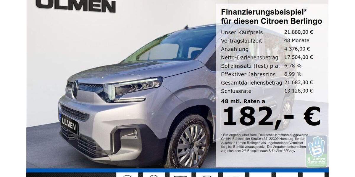 Citroen Berlingo 74.052 km 21.350 &euro; Ratingen 40880