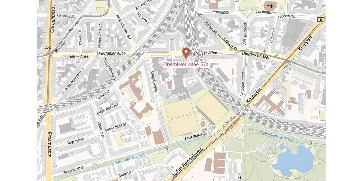 Etagenwohnung Düsseldorf Stadtbezirk 3 - 1 Zimmer, 37 m&sup2;, 765&euro; | Angebot:25806815