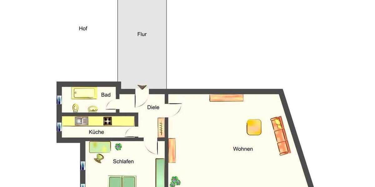 Zimmer Düsseldorf Altstadt - 1 Zimmer, 1.599&euro; | Angebot:24985574